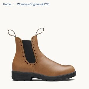 Blundstone 2215 Camel Leather Chelsea Boots